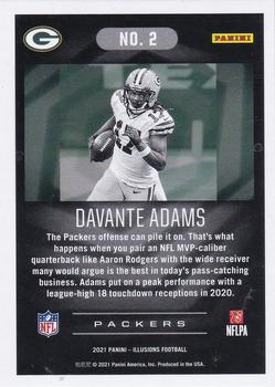 2021 Panini Illusions - Trophy Collection Pink #2 Davante Adams Back