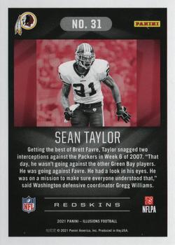 2021 Panini Illusions - Trophy Collection Pink #31 Sean Taylor Back