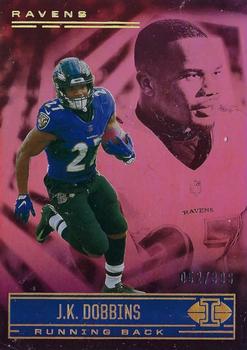 2021 Panini Illusions - Trophy Collection Pink #39 J.K. Dobbins Front