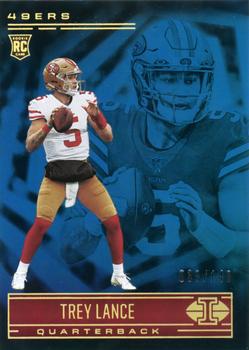 2021 Panini Illusions - Trophy Collection Light Blue #61 Trey Lance Front