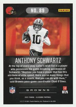 2021 Panini Illusions - Trophy Collection Dots #89 Anthony Schwartz Back