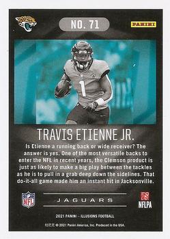 2021 Panini Illusions - Trophy Collection Galaxy #71 Travis Etienne Jr. Back
