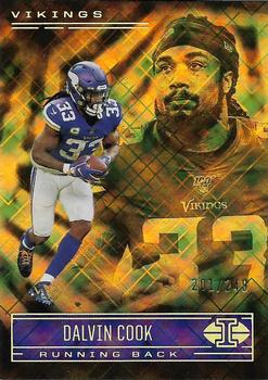 2021 Panini Illusions - Trophy Collection Yellow Diamond #3 Dalvin Cook Front