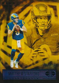 2021 Panini Illusions - Trophy Collection Yellow #16 Matthew Stafford Front