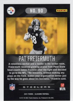 2021 Panini Illusions - Trophy Collection Yellow #90 Pat Freiermuth Back