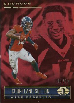 2021 Panini Illusions - Trophy Collection Red #22 Courtland Sutton Front