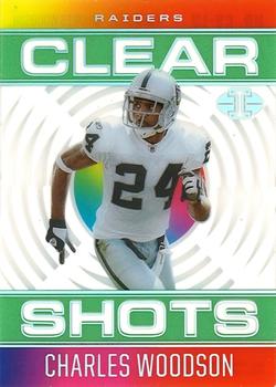 2021 Panini Illusions - Clear Shots Emerald #CS-13 Charles Woodson Front
