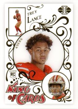 2021 Panini Illusions - King of Cards #KC-13 Trey Lance Front