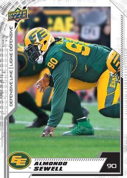 2020 Upper Deck CFL - Blank Back #84 Almondo Sewell Front