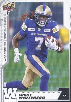 2020 Upper Deck CFL - Blank Back #108 Lucky Whitehead Front