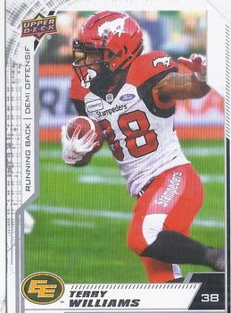 2020 Upper Deck CFL - Blank Back #109 Terry Williams Front