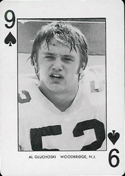 1974 West Virginia Mountaineers Playing Cards #9♠ Al Gluchoski Front