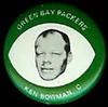 1969 Mrs. Drenks Green Bay Packers Pins #NNO Ken Bowman Front