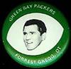1969 Mrs. Drenks Green Bay Packers Pins #NNO Forrest Gregg Front