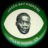 1969 Mrs. Drenks Green Bay Packers Pins #NNO Willie Wood Front