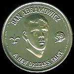 1969 New Orleans Saints Doubloons #NNO Dan Abramowicz Front
