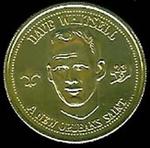1969 New Orleans Saints Doubloons #NNO Dave Whitsell Front