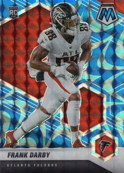 2021 Panini Mosaic - Prizm Reactive Blue #389 Frank Darby Front