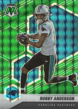 2021 Panini Mosaic - Prizm Green #37 Robby Anderson Front