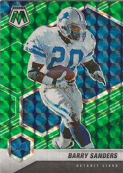 2021 Panini Mosaic - Prizm Green #75 Barry Sanders Front