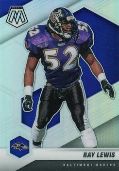 2021 Panini Mosaic - Prizm Silver #21 Ray Lewis Front