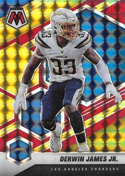 2021 Panini Mosaic - Choice Prizm Fusion Red and Yellow #115 Derwin James Jr. Front