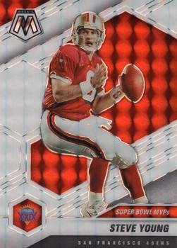 2021 Panini Mosaic - Prizm White #299 Steve Young Front