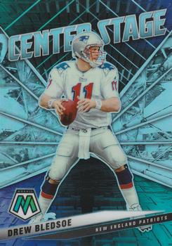 2021 Panini Mosaic - Center Stage Prizm Silver #CS23 Drew Bledsoe Front