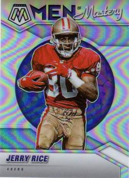 2021 Panini Mosaic - Men of Mastery Prizm Silver #MM12 Jerry Rice Front