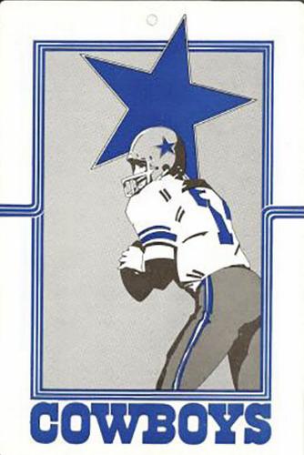 1974 Fleer Big Signs #NNO Dallas Cowboys Front
