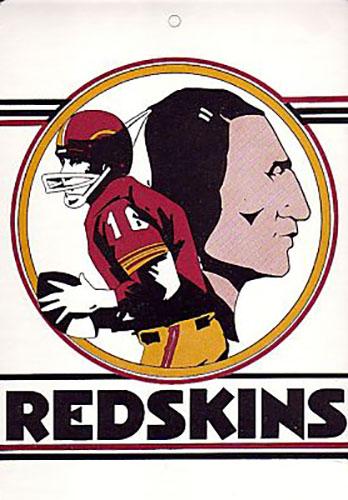 1974 Fleer Big Signs #NNO Washington Redskins Front