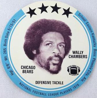 1976 Saga Discs #NNO Wally Chambers Front