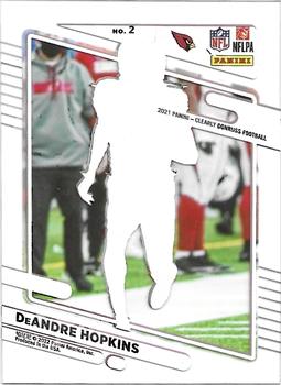 2021 Clearly Donruss #2 DeAndre Hopkins Back