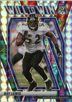 2021 Panini Mosaic - Will to Win Mosaic #WW-17 Ray Lewis Front