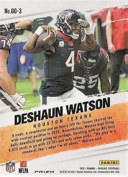 2021 Panini Mosaic - Got Game? Mosaic #GG-3 Deshaun Watson Back