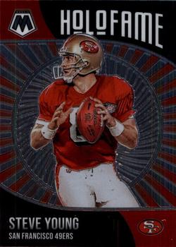 2021 Panini Mosaic - HoloFame #11 Steve Young Front