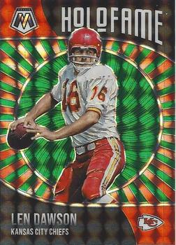 2021 Panini Mosaic - HoloFame Mosaic Green #9 Len Dawson Front