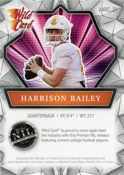 2021 Wild Card Alumination NIL #ANBC-31 Harrison Bailey Back
