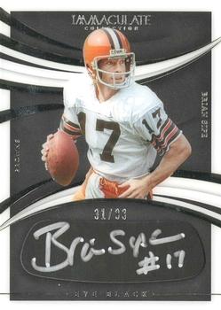 2021 Panini Immaculate - Immaculate Eye Black #IEB-BS Brian Sipe Front