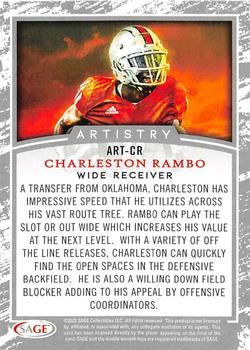 2022 SAGE - Artistry #ART-CR Charleston Rambo Back