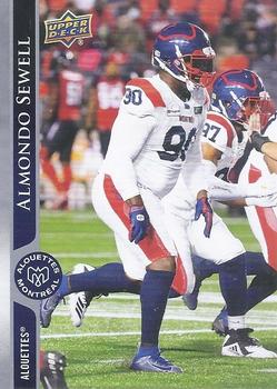 2021 Upper Deck CFL #4 Almondo Sewell Front