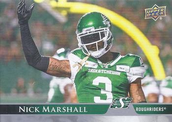 2021 Upper Deck CFL #9 Nick Marshall Front