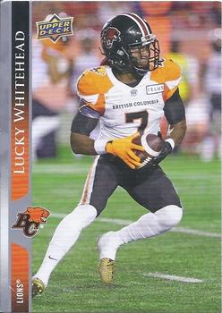 2021 Upper Deck CFL #12 Lucky Whitehead Front