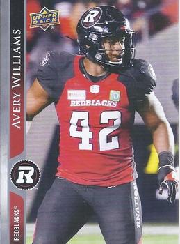 2021 Upper Deck CFL #45 Avery Williams Front