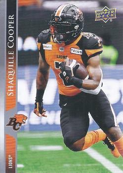 2021 Upper Deck CFL #106 Shaq Cooper Front