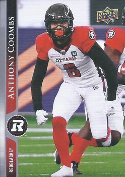 2021 Upper Deck CFL #158 Anthony Coombs Front