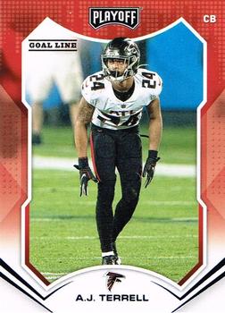 2021 Panini Playoff - Goal Line #154 A.J. Terrell Front