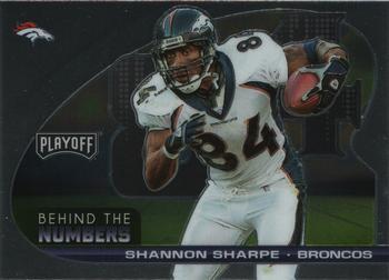 2021 Panini Playoff - Behind the Numbers #BTN-SSH Shannon Sharpe Front