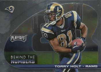 2021 Panini Playoff - Behind the Numbers #BTN-THO Torry Holt Front