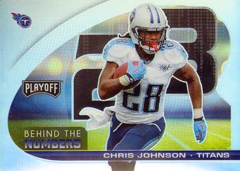 2021 Panini Playoff - Behind the Numbers Silver #BTN-CJO Chris Johnson Front